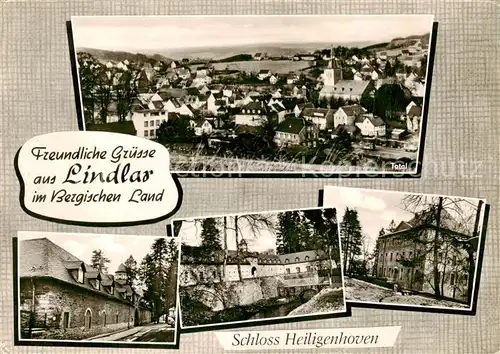 AK / Ansichtskarte 73852711 Lindlar Panorama Schloss Heiligenhoven im Bergischen Land Lindlar