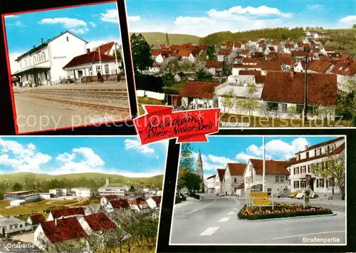 AK / Ansichtskarte  Meckesheim Bahnhof Panorama Ortspartie Strassenpartie Meckesheim