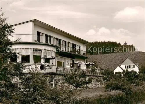 AK / Ansichtskarte  Hellenthal_Eifel Hotel Pension Haus Lichtenhardt Cafe Zur Oleftalsperre Hellenthal_Eifel