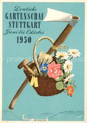 AK / Ansichtskarte 73852849 Stuttgart Deutsche Gartenschau Stuttgart 1950 Stuttgart