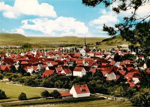 AK / Ansichtskarte  Fuchsstadt_Unterfranken Panorama Fuchsstadt_Unterfranken