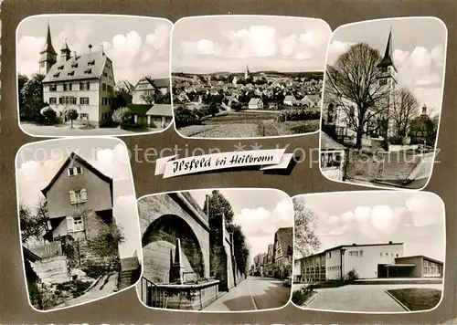 AK / Ansichtskarte  Ilsfeld Teilansichten Panorama Kirche Brunnen Ilsfeld