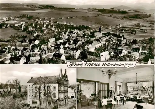 AK / Ansichtskarte  Hillesheim_Eifel Panorama Hotel Fasen Gaststube Hillesheim_Eifel