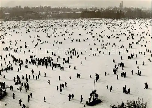 AK / Ansichtskarte  Zuerichsee_ZH Seegfroerni 1963 Zuerichsee ZH