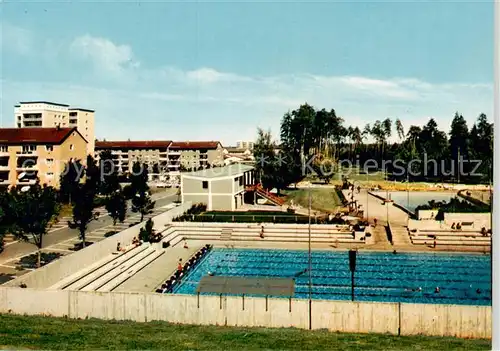 AK / Ansichtskarte  Waldkraiburg Neues Freibad Waldkraiburg