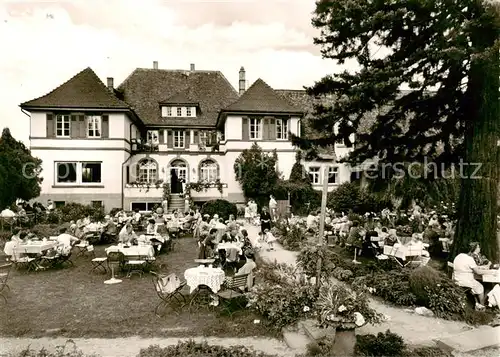 AK / Ansichtskarte  Nonnenaue Rhein Insel Nonnenau Garten Cafe Nonnenau Nonnenaue