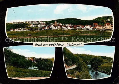 AK / Ansichtskarte  Oberlahr_Westerwald Panorama Teilansichten Oberlahr_Westerwald