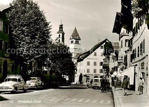 AK / Ansichtskarte  Kitzbuehel_Tirol_AT Strassenpartie 