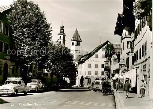 AK / Ansichtskarte  Kitzbuehel_Tirol_AT Strassenpartie 