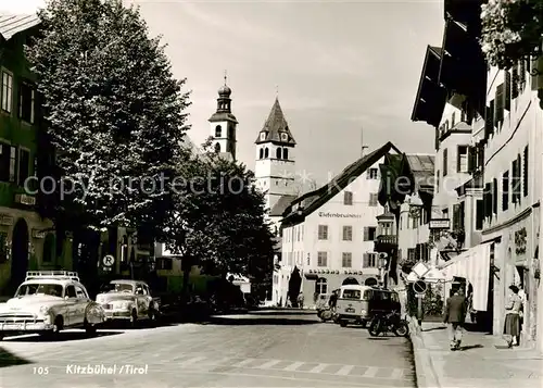 AK / Ansichtskarte  Kitzbuehel_Tirol_AT Strassenpartie 