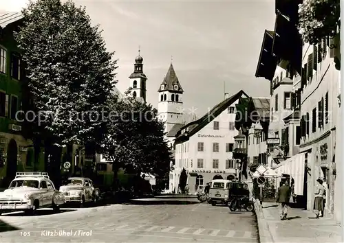 AK / Ansichtskarte  Kitzbuehel_Tirol_AT Strassenpartie 