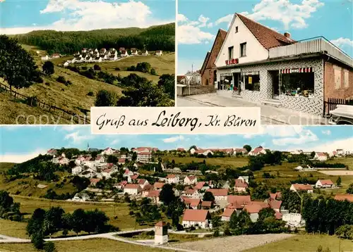 AK / Ansichtskarte  Leiberg Siedlung Lebensmittelgeschaeft Panorama Leiberg