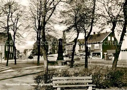 AK / Ansichtskarte  Hasslinghausen_Sprockhoevel Rathausplatz 