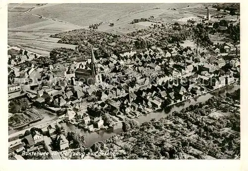 AK / Ansichtskarte  Buxtehude Fliegeraufnahme Buxtehude