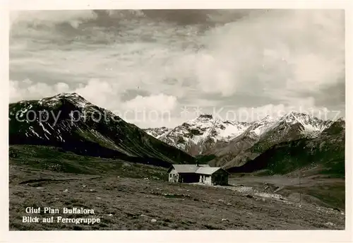 AK / Ansichtskarte  Buffalora_Ofenpass_GR Giuf Plan Buffalora  
