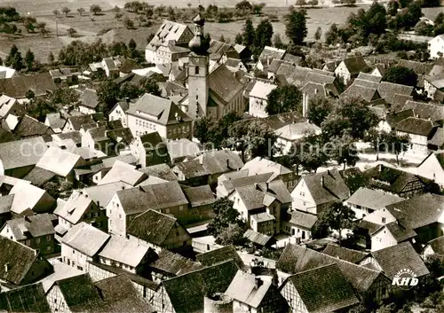 AK / Ansichtskarte 73853117 Stockheim_Unterfranken Ortsansicht mit Kirche Stockheim Unterfranken