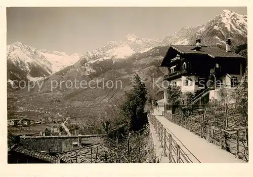 AK / Ansichtskarte  Merano_Meran_IT Panorama Berge 