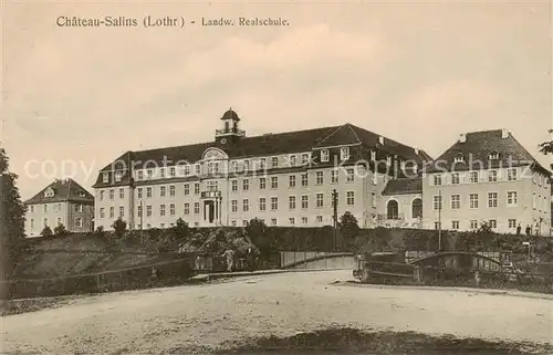 AK / Ansichtskarte  Chateau-Salins_57_Moselle Landwirtschaftliche Realschule Feldpost 