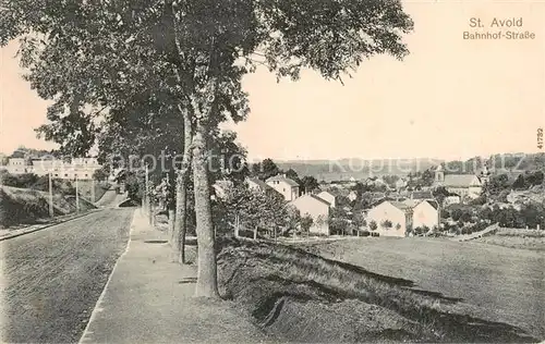 AK / Ansichtskarte  St-Avold_Saint-Avold_57_Moselle Bahnhofstrasse Feldpost 