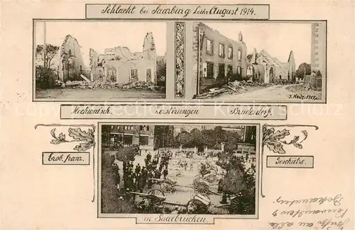 AK / Ansichtskarte  Saarburg_Lothringen_Sarrebourg_57 Schlacht in Lothringen August 1914 