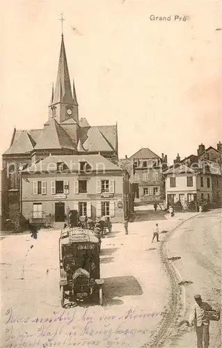 AK / Ansichtskarte  Grand_Pre_Belgie Bus Marktplatz Kirche