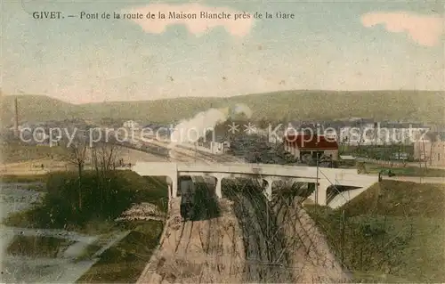 AK / Ansichtskarte  Givet_08_Ardennes Pont de la route de la Maison Blanche près de la gare Feldpost 