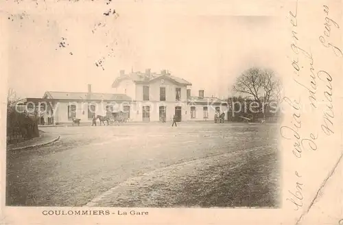 AK / Ansichtskarte  Coulommiers_77_Seine-et-Marne La gare Bahnhof 