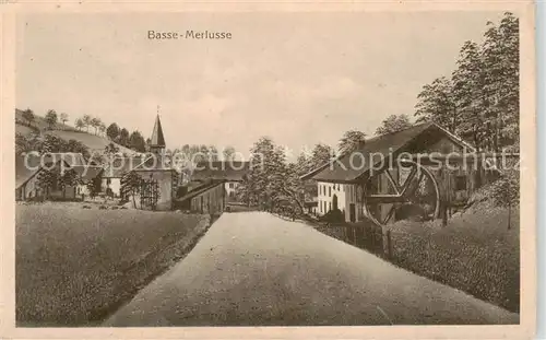 AK / Ansichtskarte  Basse-Merlusse_Lusse_88_Vosges Ansicht mit Kirche 