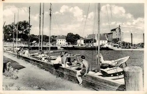 AK / Ansichtskarte  Rodvig_DK Havn Hafen Segelboote 