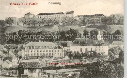 AK / Ansichtskarte  Bitsch_Bitche_57_Moselle Bischoefliches Institut St. Augustin Festung 