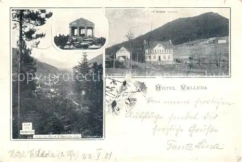 AK / Ansichtskarte  Donon_67_Alsace Hotel Velleda Sommet du Donon vue panoramique 