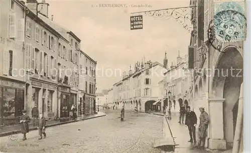 AK / Ansichtskarte  Remiremont_Romberg_88_Vosges Grande Rue 