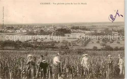 AK / Ansichtskarte  Charmes_d_Epinal_88_Vosges Vue générale prise du haut du Mont 