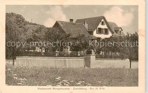 AK / Ansichtskarte  Zuerichberg_ZH Restaurant Morgensonne Zuerichberg ZH