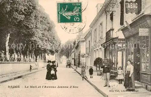 AK / Ansichtskarte  Bauge_49_Maine-et-Loire Le Mail et l Avenue Jeanne d Arc 