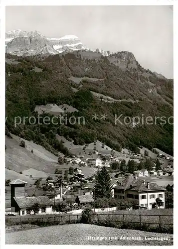 AK / Ansichtskarte  Haetzingen_GL mit Adlenbach Luchsingen