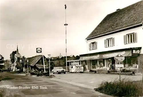 AK / Ansichtskarte  Wieden_Straden_Steiermark_AT Tankstelle Ladengeschaeft 