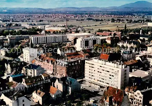 AK / Ansichtskarte  Saint-Louis_Alsace_68_St_Ludwig_Elsass Porte de France Le Carrefour vue aérienne 