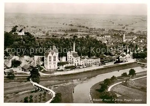 AK / Ansichtskarte 73853405 Riegel_Kaiserstuhl Brauerei Meyer & Soehne Riegel_Kaiserstuhl