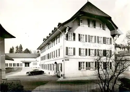 AK / Ansichtskarte  Lenzburg_AG Hotel Krone Lenzburg AG