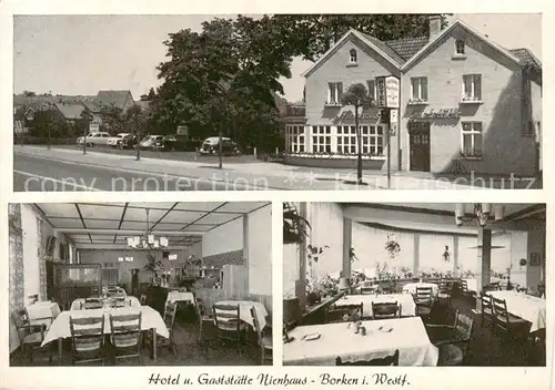 AK / Ansichtskarte  Borken_Westfalen Hotel Gaststaette Nienhaus Borken_Westfalen