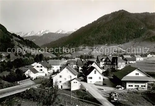 AK / Ansichtskarte  Stein_SG Panorama Blick gegen Churfirsten Stein_SG