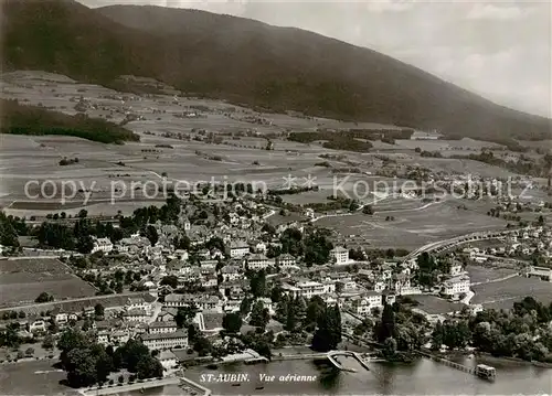 AK / Ansichtskarte  St-Aubin_NE_St-Aubin-Sauges Vue aérienne 