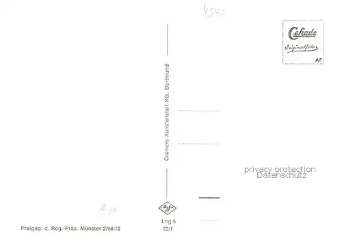 AK / Ansichtskarte  Lengerich_Westfalen Fliegeraufnahme Lengerich_Westfalen