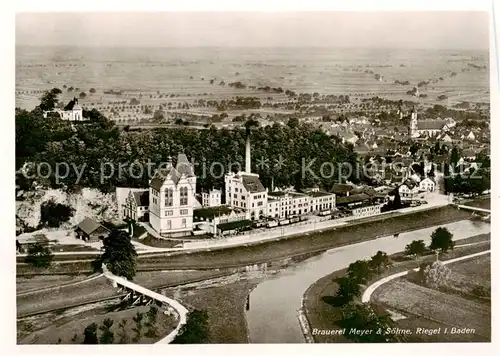 AK / Ansichtskarte  Riegel_Kaiserstuhl Brauerei Meyer und Soehne Riegel_Kaiserstuhl