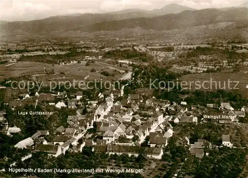 AK / Ansichtskarte  Huegelheim mit Weingut Marget Markgraeflerland Huegelheim