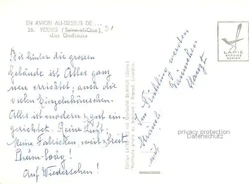 AK / Ansichtskarte  Yerres_91_Essonne Les Godeaux vue aérienne 