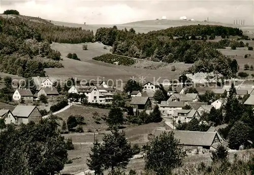 AK / Ansichtskarte  Obernhausen Panorama mit Blick zum Gasthof zur Fuldaquelle Observatorium Obernhausen