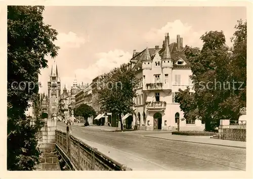 AK / Ansichtskarte  Freiburg_Breisgau Hotel Restaurant Weinstube Laubfrosch Freiburg Breisgau