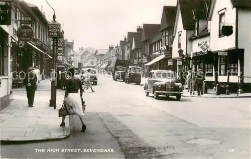 AK / Ansichtskarte 73853541 Sevenoaks__UK High Street 